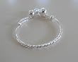New 925 Sterling Silver Baby/ Infant Anklet-Baby Bracelet-Baby Shower favors-Gift for Your Lovely Baby-Gorgeous Anklet Great Look for Your Baby's Feet(B11)Two function: can use it as anklet or bracelet