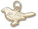 Baltimore Orioles Solid 10K Gold Bird 7/16'' Pendant