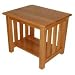 Occasional Tables | Small Coffee Tables | Oak End Tables | Small End Tables | Oak Tables - American Furniture Alliance Oakridge End Table, Medium Oak