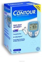 Bayer's Contour® Blood Glucose Monitoring System-Color Light Blue Program Retail - Each 1