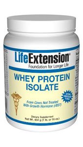 Life Extension Enhanced Life Whey Protein Isolate, Supplement Chocolate, 1 Pound