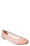 Torrid Plus Size Serina Nude Lace Toe Cap Flats (Wide Width)
