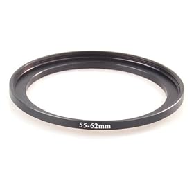 BestDealUSA 55mm to 62mm Step Up Ring Adapter For 55mm Cameras and 62mm lens