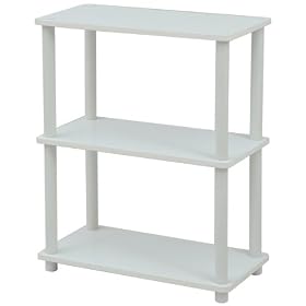 �R�P(YAMAZEN) �V�X�e�����b�N(��60���s30)�I3�i �z���C�g SR-3(WH/WH)