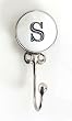 Monogram Ceramic Wall and Jewelry Hook - S Monogram Ceramic Wall and Jewelry Hook - S