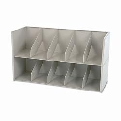 Add-A-Stack Shelving System Filing Tiers & Dividers, 36w x 10h, Sand, 2/Ctn (TNN100257)