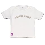 DribbleFactory Cheeky Chops White T-Shirt (6 Months)