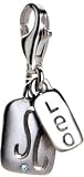 Leo Sterling Silver Diamond Charm By Hot Diamonds