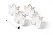 Kitchen & Housewares : Mikasa Countryside Harvest Set of 4 Leaf Napkin Rings with Write-On Pen
