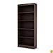 South Shore Furniture Smart Basics Collection 5-Shelf Bookcase, Chocolate