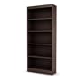 South Shore Axess Collection 5-Shelf Bookcase, Chocolate