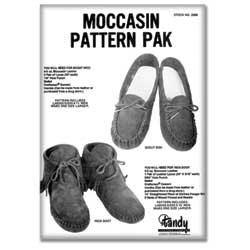 Tandy Leather Moccasin Pattern Pak