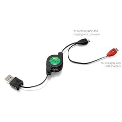 BoxWave Kindle (2nd Generation) miniSync Retractable Cable