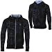 Split Deception Full-Zip Hooded Sweatshirt - Men's