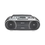 Sony CFDS01 CD Radio Cassette Recorder - Silver