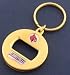 University of Louisville Gold EZ Bottle Opener Keychain