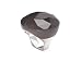 Lola Rose Nina Grey Agate Medium Faceted Ring