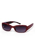 NINE WEST Sunglasses Red Rectangle Plastic - B001F0S498