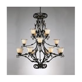 Englewood Chandelier in Imperial Bronze
