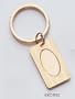 14K Gold Engraveable Key Ring