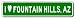 I Love FOUNTAIN HILLS, ARIZONA City Limit Sign - 6 x 24 inches