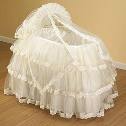 Sheer Tulle Bassinet Set