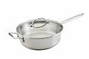 KitchenAid Gourmet Distinctions Stainless-Steel 4.75 Quart Covered Saute Pan with Helper Handle