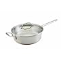 KitchenAid Gourmet Distinctions Stainless-Steel 4.75 Quart Covered Saute Pan with Helper Handle