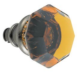 Fusion SHX1700XATP000N Antique Pewter Traditional Glass and Crystal Victorian Amber Glass Single Dummy Door Knob from the Fusion SHX1700XATP000N Antique Pewter Traditional Glass and Crystal Victorian Amber Glass Single Dummy Door Knob from the
