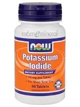 Potassium Iodide 30 mg 60 Tablets by NOW Foods