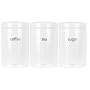 Brabantia Canister Set 3 piece TCS White
