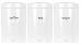 Brabantia Canister Set 3 piece TCS White
