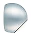 Orb One Light Outdoor Wall Light Finish: Satin Aluminum, Bulb Type: Halogen