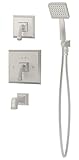 Symmons 4204-STN Oxford Tub/Hand Shower System [並行輸入品]