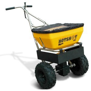 Meyer Hot Shot Professional Walk Behind Spreader - 70-Lb. Capacity, 1.3 Cu. Ft. Hopper, Model# 38180