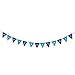 Imported HAPPY BIRTHDAY Hollow Out Felt Flags Bunting Garland Banner Party Decor Blue RS.210.00