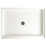 Swanstone R-4236 Single Threshold Shower Floor, Bone