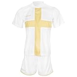 cortex-sports Trikot + Hose Mod. 2010 weiss-gold M