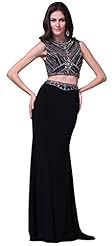 Polyester/Spandex  Evening Dress/Pageant Dress/Prom Dress/Party Dress  With Rhinestones