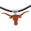 Texas Longhorns Logo Pendant Rubber Necklace - NCAA College Athletics Fan Shop Sports Team Merchandise