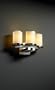 Dakota Nickel 3 Curved Light Candle Shades