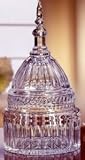 CAPITOL COLLECTION 24% CRYSTAL 10 INCH BISCUIT BARREL WITH COVER