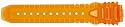 TechnoMarine MoonSun 17-mm Orange Gel Strap with Single-Buckle #9108