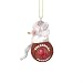 Oklahoma Sooners NCAA Acrylic Basketball Snowman Ornament (2.50)