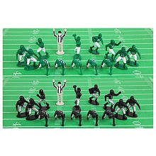 Kaskey Kids Football Guys Green vs. Black Figure Set