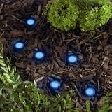 Picture Of Gardman Low Voltage Deck Lights - Silver/Blue