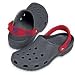 Crocs NFL New York Giants Shoes Mens (XS, Charcoal/Red)