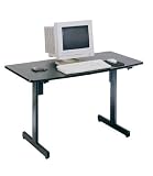 OFM 55111-GRAPHITE & BLACK MultiUse Modular Table 24x48 Inches - Graphite and Black