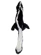 Skinneeez Forest Series Mini Skunk Dog Toy 14 Inches