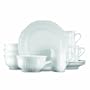 Mikasa Antique White 12-Piece Dinnerware Set, Service for Four